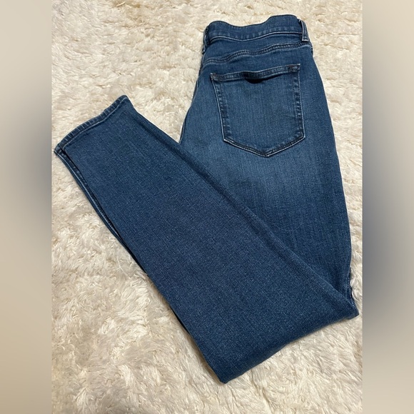 LOFT Outlet Women’s Size 6 Button Fly High Rise Skinny Denim Blue Jeans EUC - Picture 10 of 10